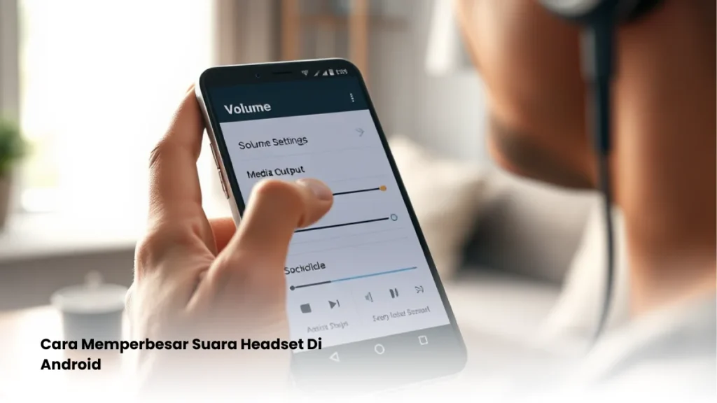 Cara Memperbesar Suara Headset Di Android
