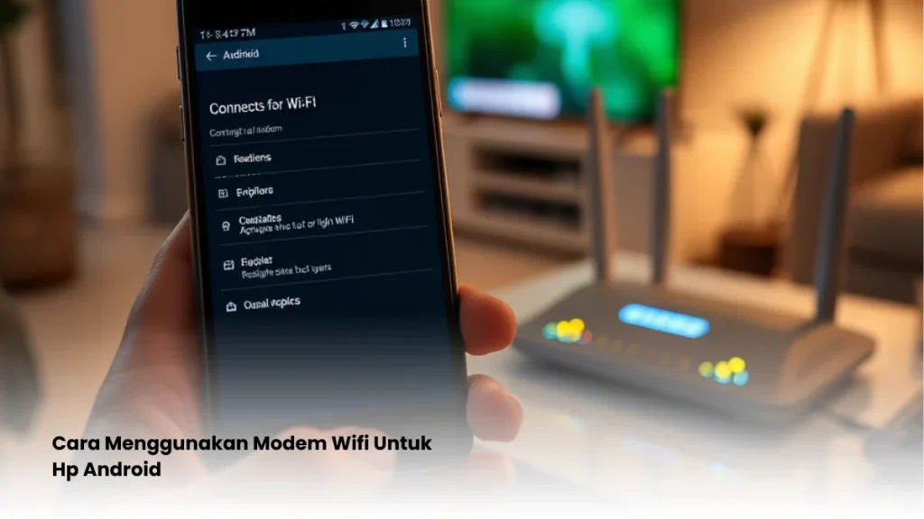 Cara Menggunakan Modem Wifi Untuk Hp Android
