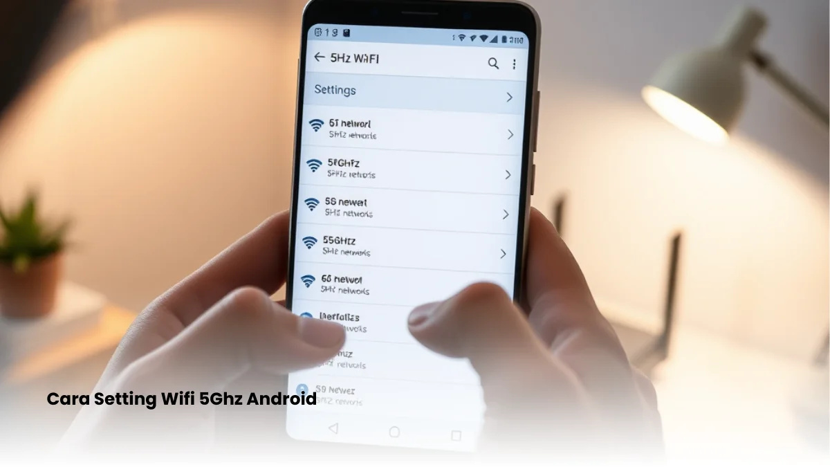 Cara Setting Wifi 5Ghz Android